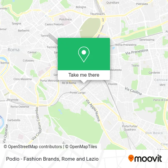 Podio - Fashion Brands map