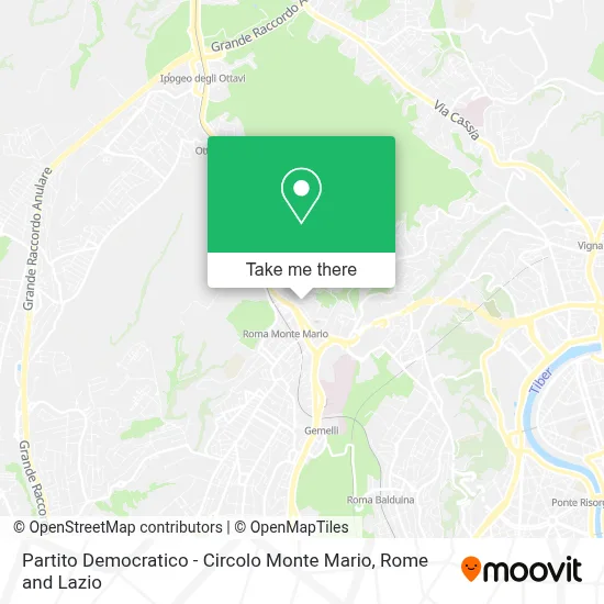 Partito Democratico - Circolo Monte Mario map