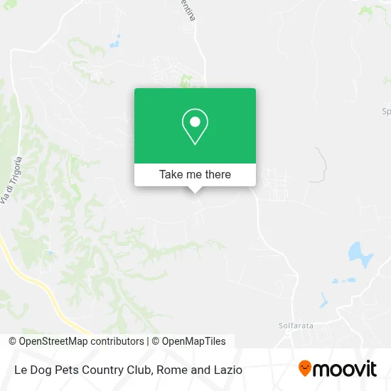 Le Dog Pets Country Club map
