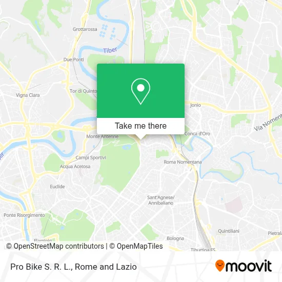 Pro Bike S. R. L. map