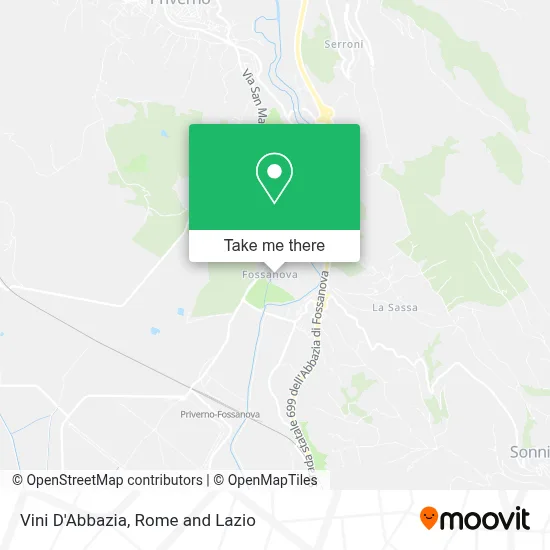 Vini D'Abbazia map
