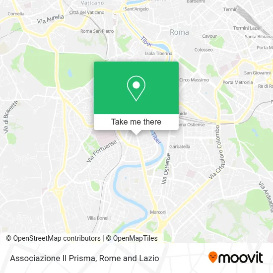 Associazione Il Prisma map
