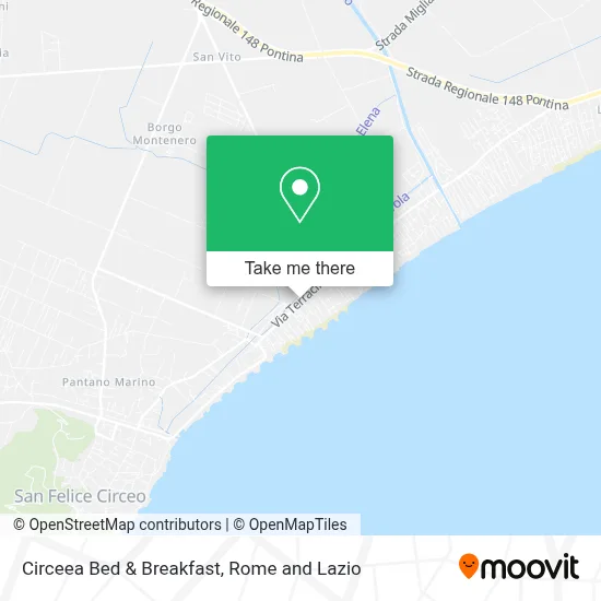 Circeea Bed & Breakfast map
