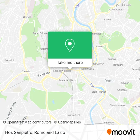 Hos Sanpietro map