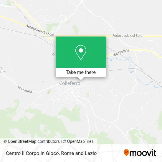 Centro Il Corpo In Gioco map