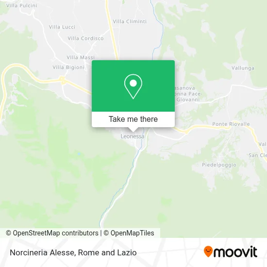 Norcineria Alesse map