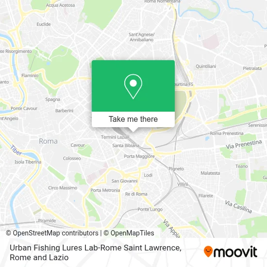 Urban Fishing Lures Lab-Rome Saint Lawrence map