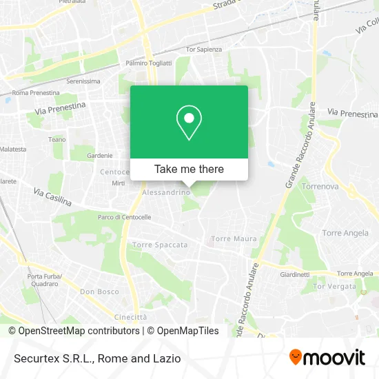 Securtex S.R.L. map