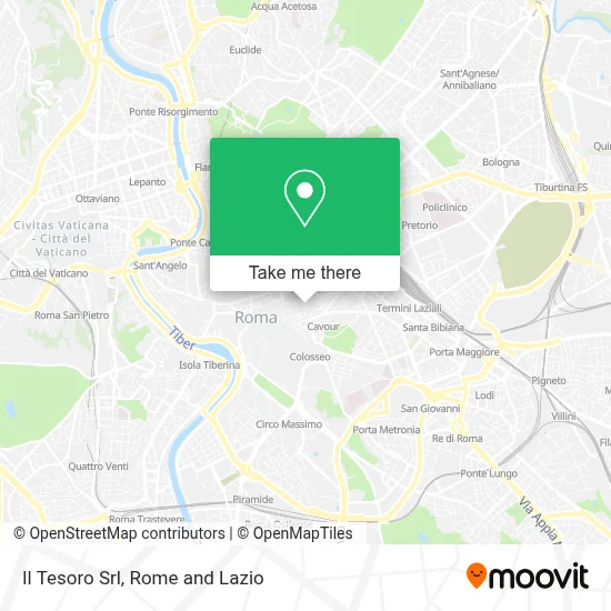 Il Tesoro Srl map