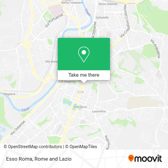Esso Roma map