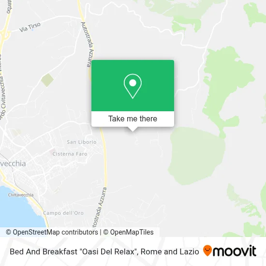 Bed And Breakfast "Oasi Del Relax" map