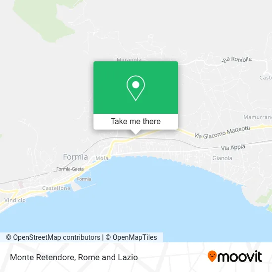 Monte Retendore map