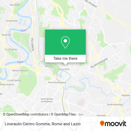 Linerauto Centro Gomme map
