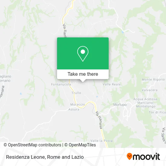 Residenza Leone map