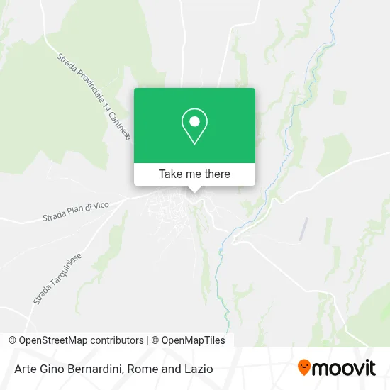 Arte Gino Bernardini map