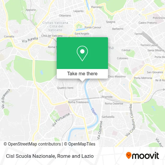 Cisl Scuola Nazionale map