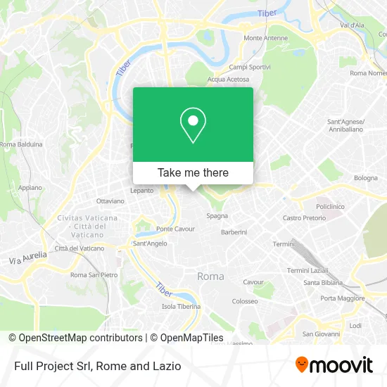 Full Project Srl map