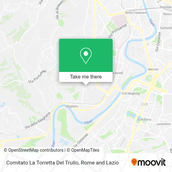 Comitato La Torretta Del Trullo map