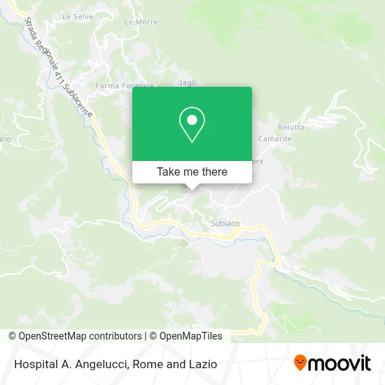 Hospital A. Angelucci map