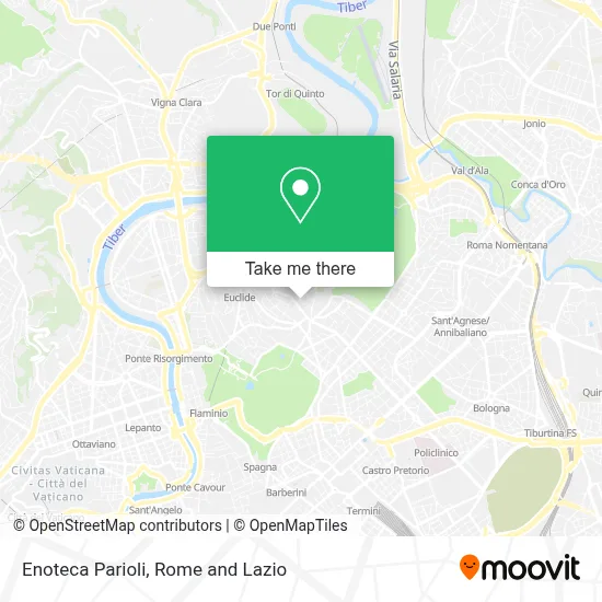 Enoteca Parioli map