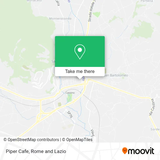 Piper Cafe map
