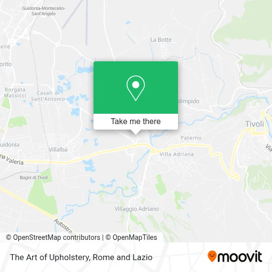 The Art of Upholstery map