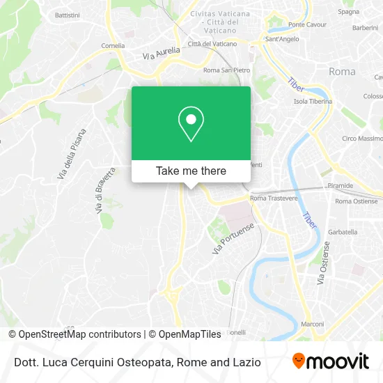 Dott. Luca Cerquini Osteopata map
