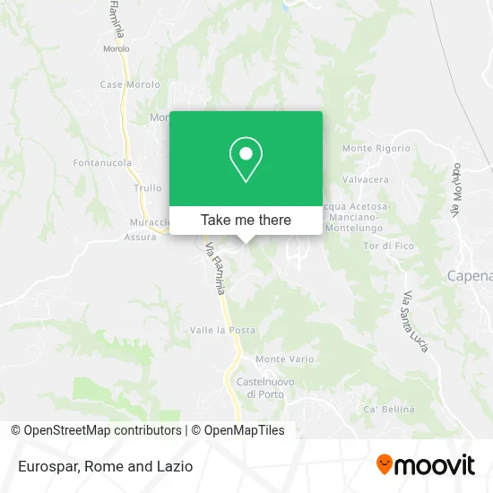 Eurospar map
