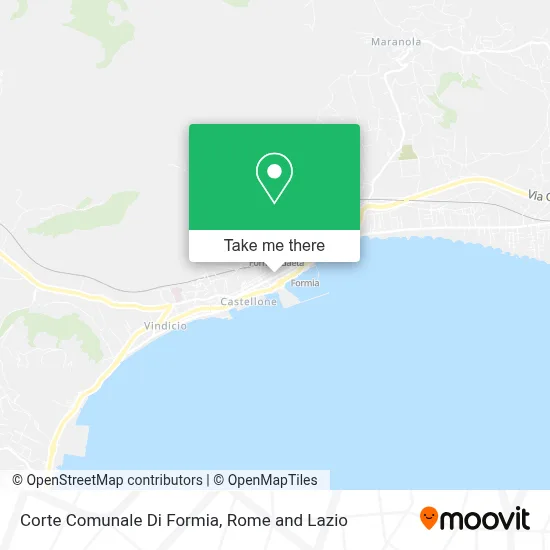Corte Comunale Di Formia map