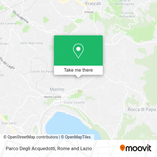 Parco Degli Acquedotti map