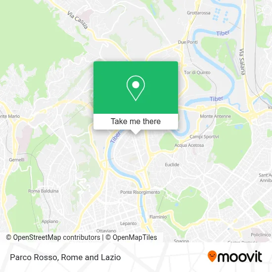 Parco Rosso map