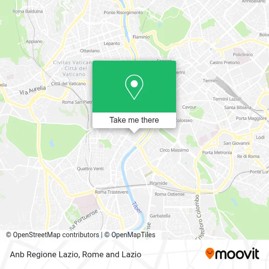Anb Regione Lazio map