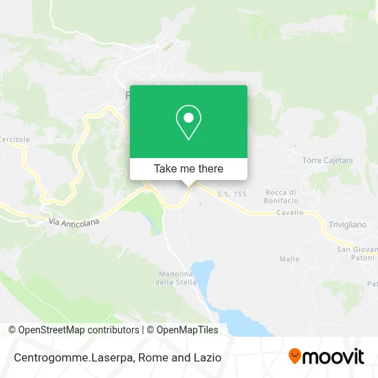 Centrogomme.Laserpa map