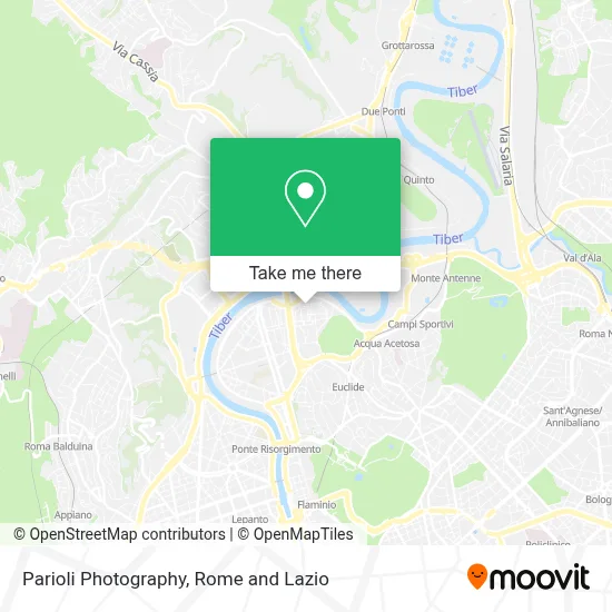 Parioli Photography map