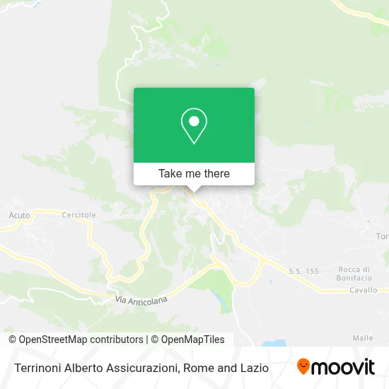 Terrinoni Alberto Assicurazioni map