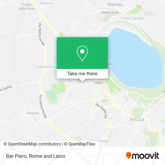 Bar Piero map
