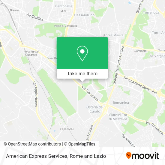 American Express Services map
