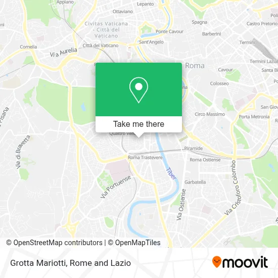 Grotta Mariotti map