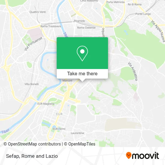 Sefap map