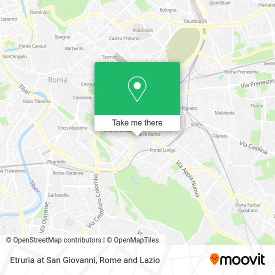 Etruria at San Giovanni map
