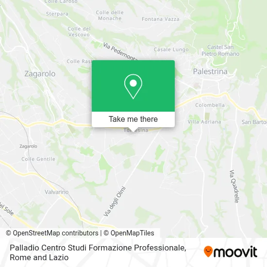 Palladio Centro Studi Formazione Professionale map