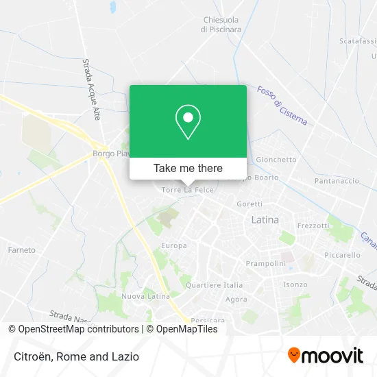 Citroën map