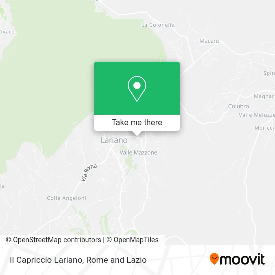 Il Capriccio Lariano map