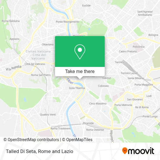 Talled Di Seta map