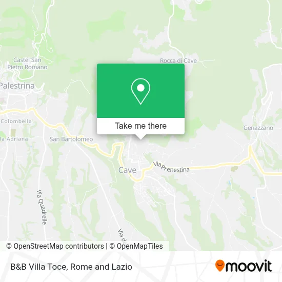 B&B Villa Toce map