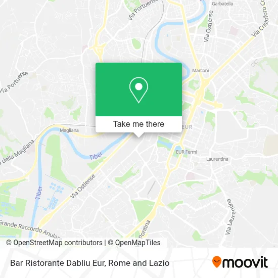 Bar Ristorante Dabliu Eur map