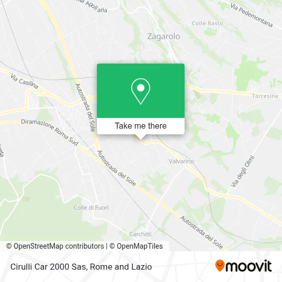 Cirulli Car 2000 Sas map
