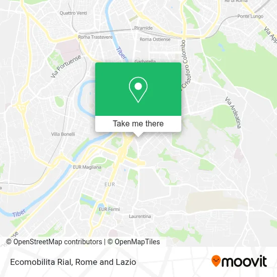 Ecomobilita Rial map