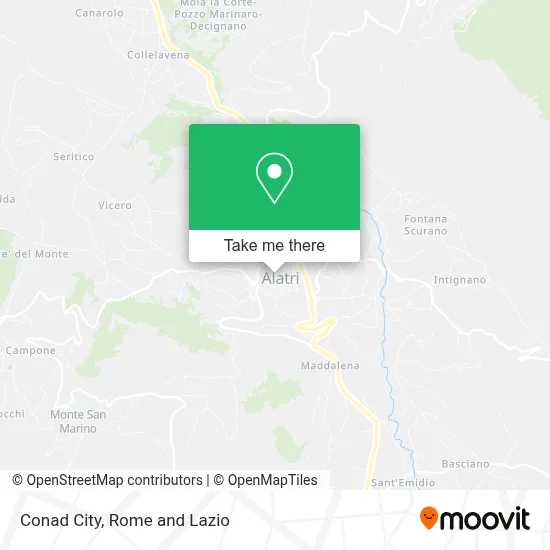 Conad City map