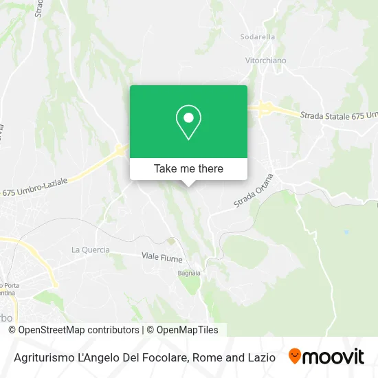 Agriturismo L'Angelo Del Focolare map